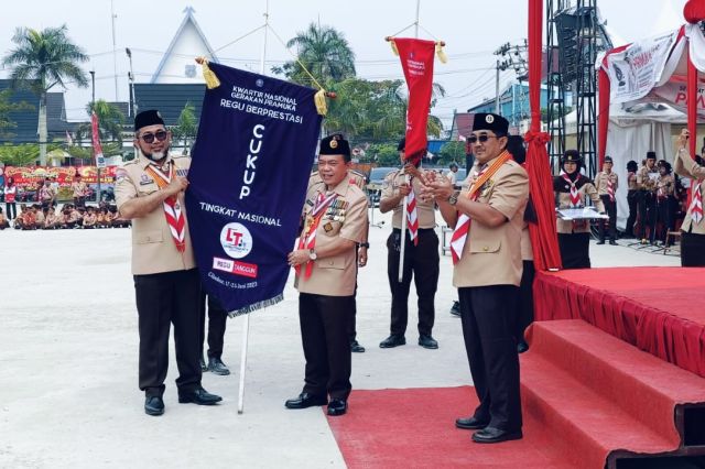 Pimpin Apel Besar Hari Pramuka ke 62, Gubernur Al Haris: Semangat Terus untuk Pramuka Indonesia