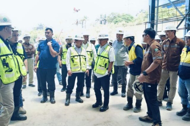 Gubernur Al Haris Dampingi Jusuf Kalla Tinjau Proyek PLTA Kerinci Merangin Hidro
