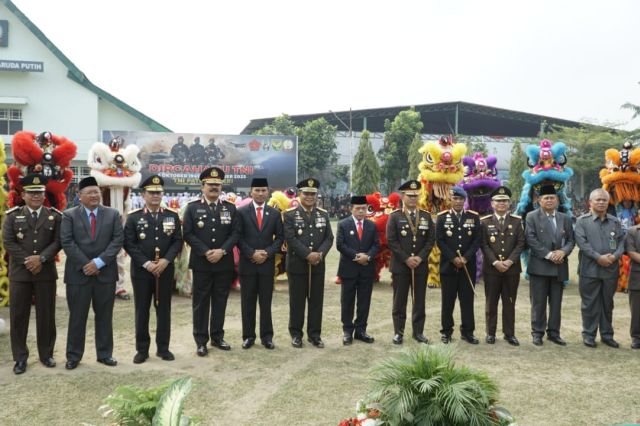 Hadir dan Ucapkan HUT TNI ke 78, Edi Purwanto Sampaikan Netralitas di Pemilu 2024