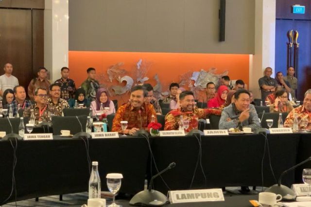 Bersama Ketua DPRD Seluruh Indonesia: Edi Purwanto Hadiri Rakernas ADPSI dan ASDEPSI