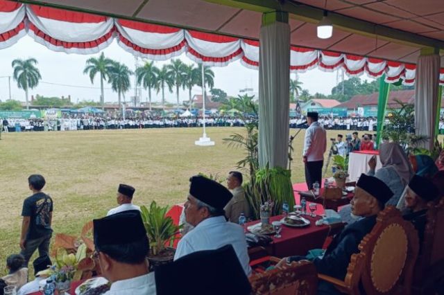 Gubernur Al Haris Pimpin Apel Hari Santri di Rimbo Bujang Tebo