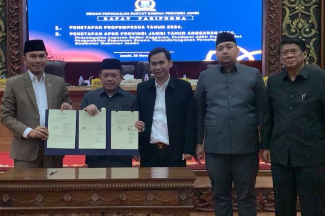 Rp 5,1 Triliun APBD Provinsi Jambi 2024 Disepakati