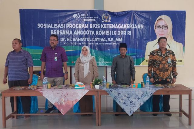 BPJS Ketenagakerjaan Sosialisasikan Program BPU di Tanjab Barat