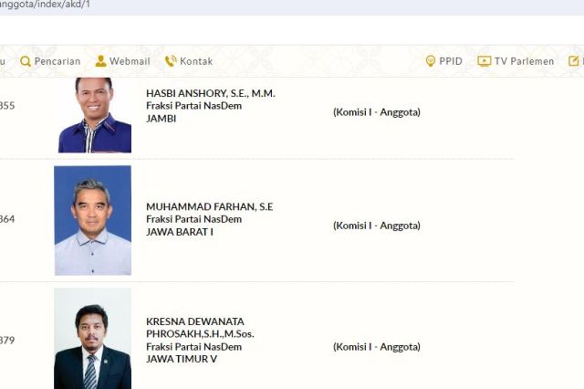 Terseret Kasus BTS Bakti 4G: Ini Daftar Komisi I DPR RI, Ada Juga dari Dapil Jambi Partai Nasdem