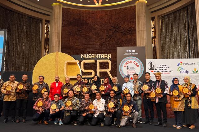Bukti Konsisten Perangi Stunting dan Kemiskinan: Pertamina EP Jambi Field Sabet Dua Penghargaan Nusantara CSR Award 2024