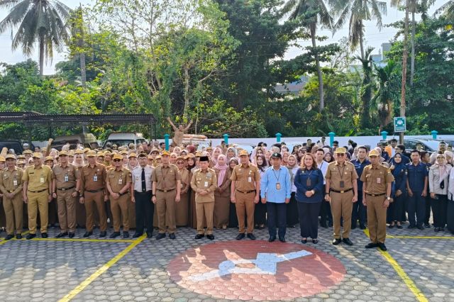 Pimpin Apel Gabungan Jajaran Kesehatan: Gubernur Al Haris Ingatkan Insan Kesehatan Pahami Peran dan Tupoksi