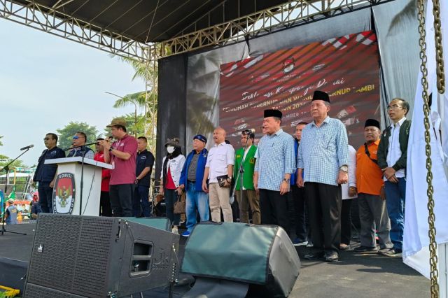 Ini Tiga Poin Deklarasi Pilkada Damai yang Dilaksanakan KPU Provinsi Jambi