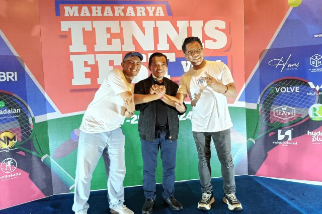Tutup Mahakarya Tenis Fest Vol 1: Al Haris Bangga dan Dorong Anak Muda Jambi Berkarya