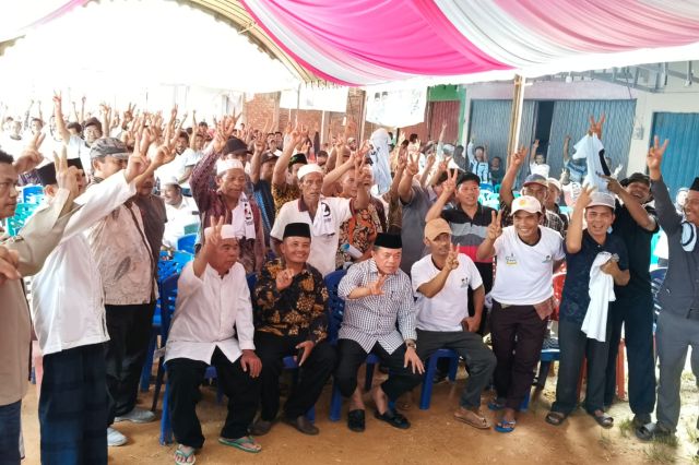 Untuk Keberlanjutan Pembangunan Jambi, Warga Air Hitam Nyatakan Siap Memenangkan Haris-Sani