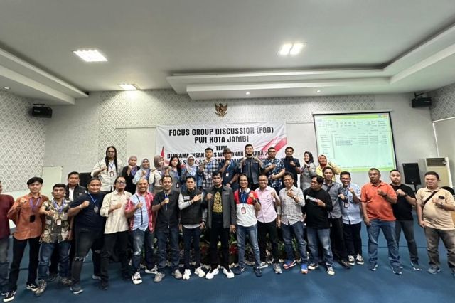 Wujudkan Pilkada 2024 yang Aman dan Damai: PWI Kota Jambi Gelar FGD Bersama Insan Pers