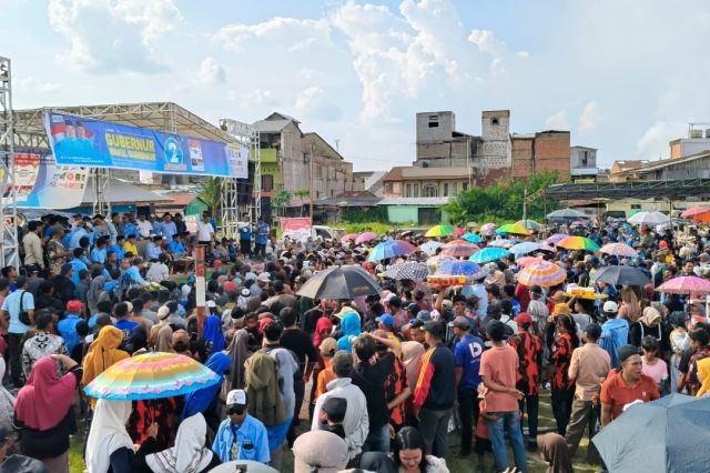 Ingin Keberlanjutan Pembangunan Jambi Warga Tebing Tinggi Tanjab Barat Dukung Haris-Sani