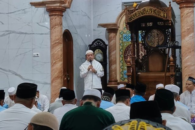 Gubernur Al Haris Bersama Pejabat Pemrov Jambi Safari Subuh Masjid Al Mubarakah Mayang
