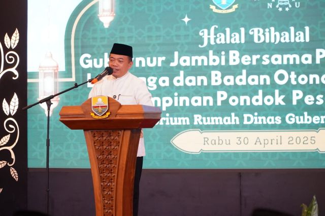 Gubernur Al Haris Hadiri Halal Bihalal PW NU Provinsi Jambi