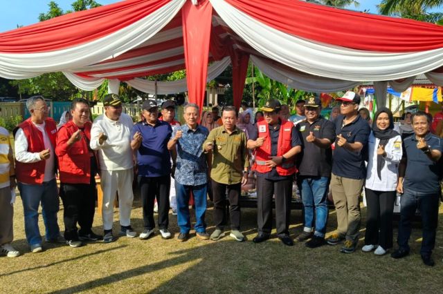 Gubernur Al Haris, HBA dan Maulana Hadir di Kampung Donor Darah Kelurahan Simpang IV Sipin