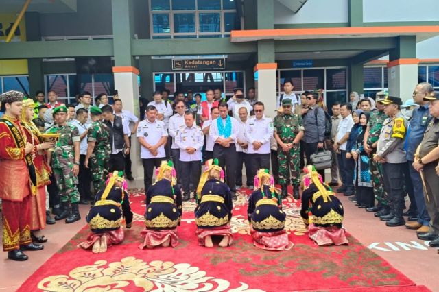 Tiba di Kerinci: Menteri Amran Disambut Gubernur Al Haris, Bupati Kerinci dan Walikota Sungai Penuh