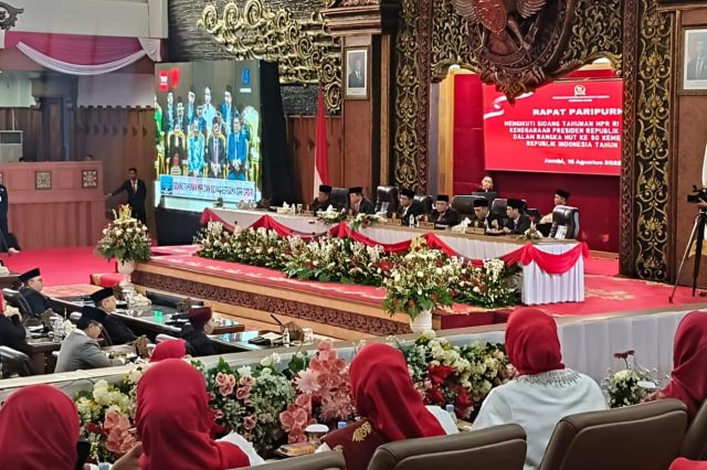 Gubernur Al Haris Ikuti Sidang Tahunan MPR-DPR RI 2025