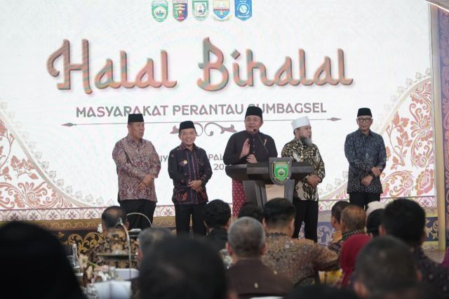 Gubernur Al Haris di Halal Bihalal Sumbagsel: Kita Harus Saling Bantu Bangun Daerah