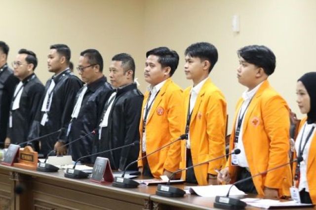 Empat Mahasiswa UNJA Uji KUHAP Minta Penyidik Serahkan Salinan BAP kepada Saksi