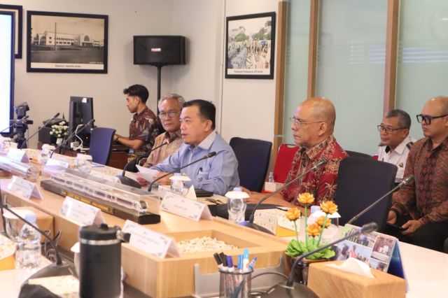 Audiensi dengan Kemenhub; Gubernur Al Haris Bahas Pembangunan Jalur Kereta Api Batu Bara Bungo–Kemingkig