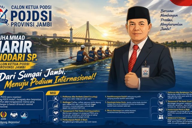 Maju Calon Ketua PODSI Jambi: Ini Visi dan Misi yang Diusung Muhammad Harir