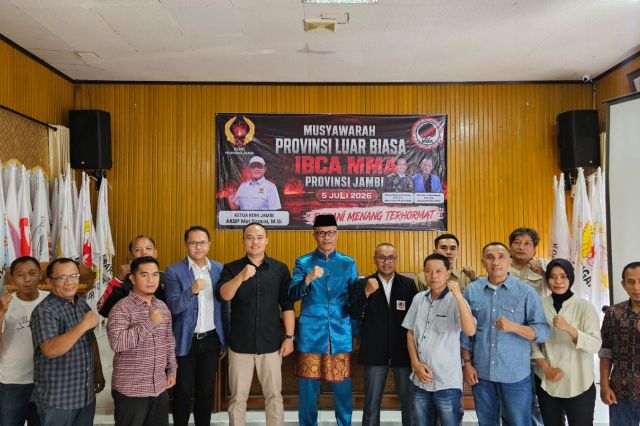 KONI Jambi Beri Target Tinggi untuk IBCA MMA: Fokus Lahirkan Atlet Berprestasi Nasional