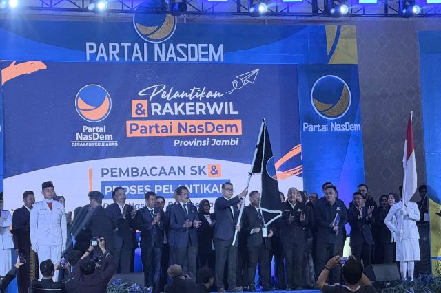 Syarif Fasha Pimpin NasDem Jambi: Targetkan Kemenangan Besar di Pemilu 2029