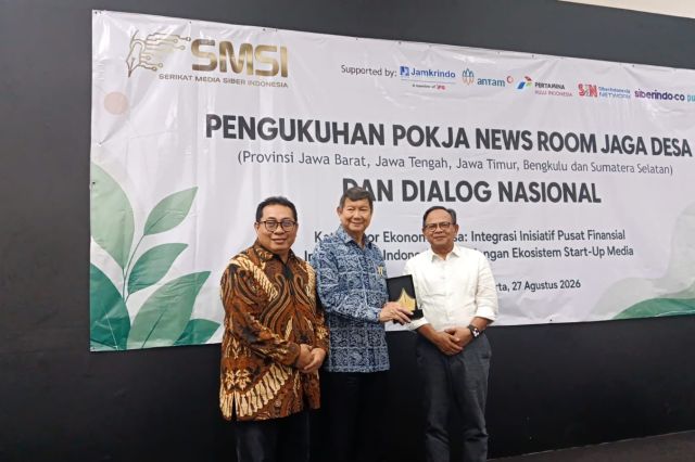 SMSI Kukuhkan Pokja Jaga Desa, Hasyim Djojohadikusumo: Jakarta Tetap Aman