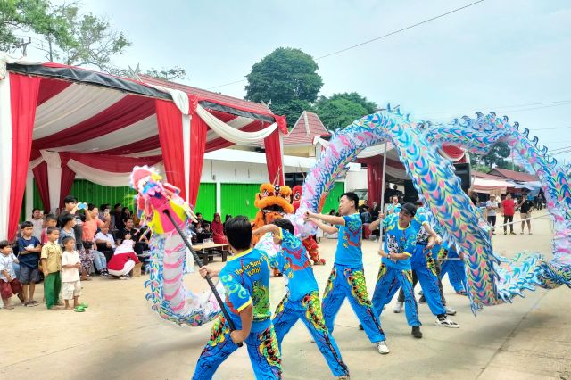 Semarak HUT RI ke 78 di Pasar Angso Duo Baru Jambi