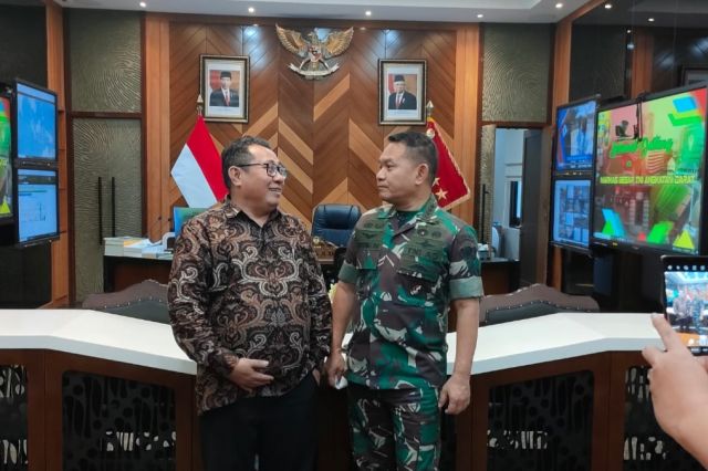 KSAD Dudung Ajak SMSI Optimalkan Segenap Potensi Untuk Penguatan Ideologi Pancasila dan NKRI