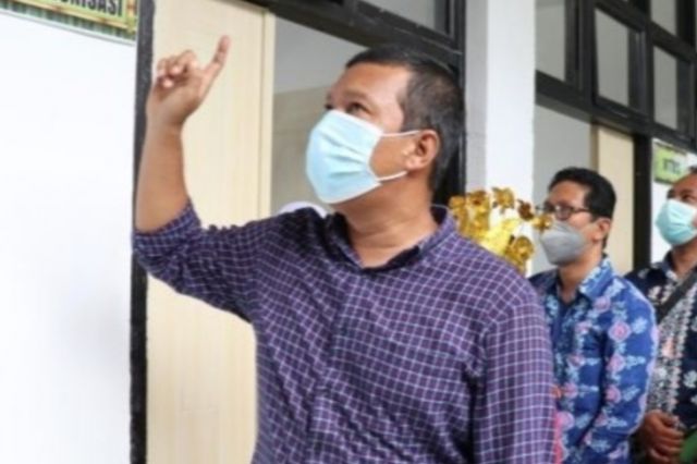 Romi Pinta Rekanan Pembangunan Puskesmas Muara Sabak Barat Rapikan Pekerjaan