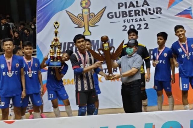 Apresiasi Suksesnya Piala Gubernur Futsal 2022, Al Haris: Selamat untuk Pemenang