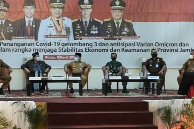 Gubernur, Kepala Daerah dan Forkopimda Berkumpul di Bungo Bahas Penanganan Covid-19 dan Stabilitas Ekonomi di Jambi