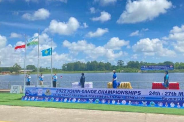 Atlet Dayung Jambi Sumbang 12 Medali di Asian Canoe Championship 2022