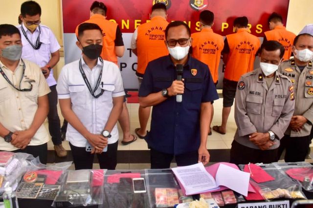 Ditreskrimsus Polda Jambi Ungkap Kasus PETI di Kabupaten Bungo