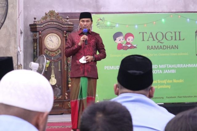 Edi Purwanto Safari Ramadhan di Masjid Mifathurrahmah Kota Jambi