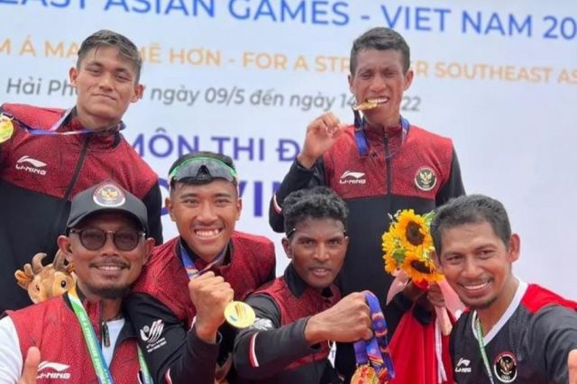 Atlet Dayung Jambi Sumbang Emas dan Perak di Sea Games Vietnam 2022