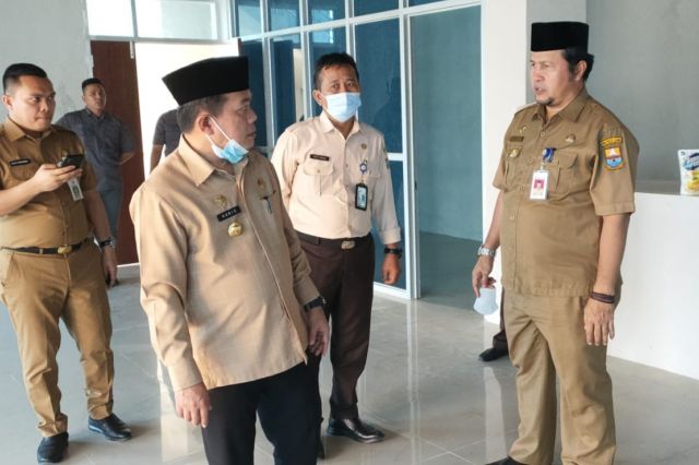 Gubernur Al Haris Berang, Pekerjaan Gedung Baru Samsat Tanjab Barat Asal Jadi