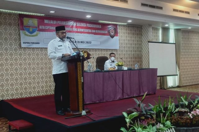 Seleksi Paskibraka, Sudirman: Semoga Mendapatkan Putra Putri Terbaik Jambi untuk Tingkat Nasional