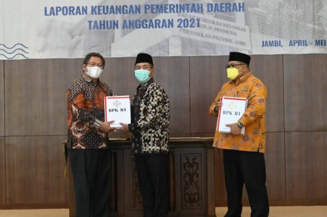 Lagi, Pemkab Merangin Raih WTP dari BPK RI