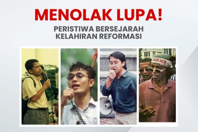 Menolak Lupa!!! Peristiwa Bersejarah Kelahiran Reformasi