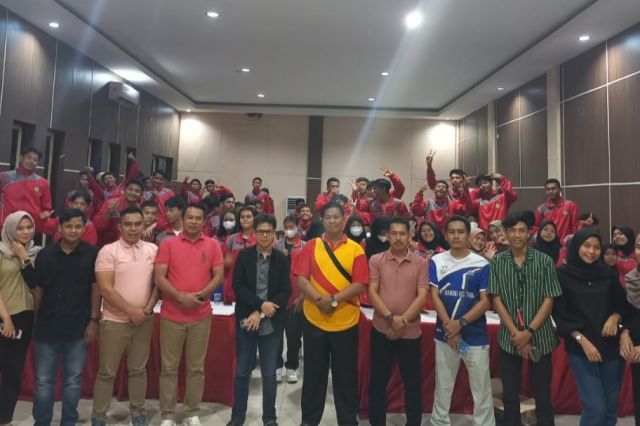 Silaturahmi dengan Atlet Pelajar Tebo, Ansori: Semoga Menjadi Juara di POPDA Jambi 2022