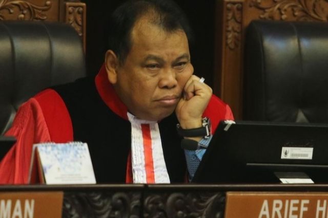 Hakim MK Arief Hidayat: UU MK Cacat, Harus Dibatalkan