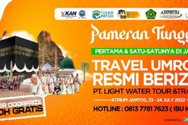Light Water Adakan Pameran Umroh Tunggal di Jamtos
