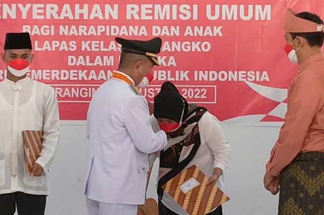 232 Napi Kelas II B Bangko Dapat Remisi HUT ke-77 RI