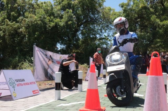 Yayasan AHM Hadirkan Wisata Safety Riding di Pulau Dewata
