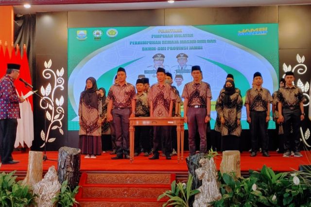 Ardiansah Resmi Dilantik Sebagai Remaja Masjid Provinsi Jambi