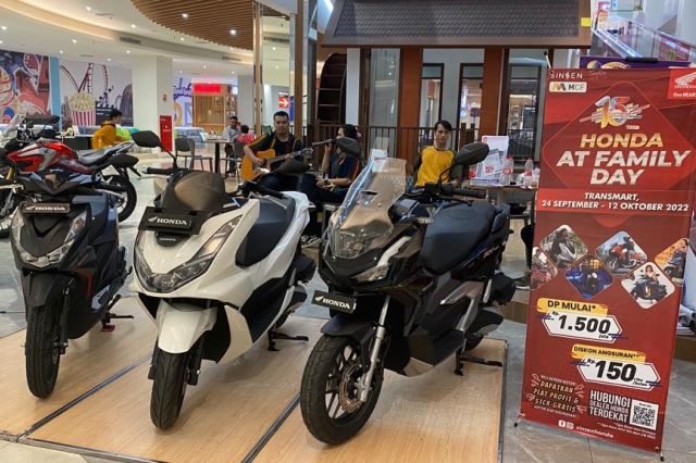 Honda AT Family Day, Sinsen Berikan Diskon Angsuran dan DP Ringan