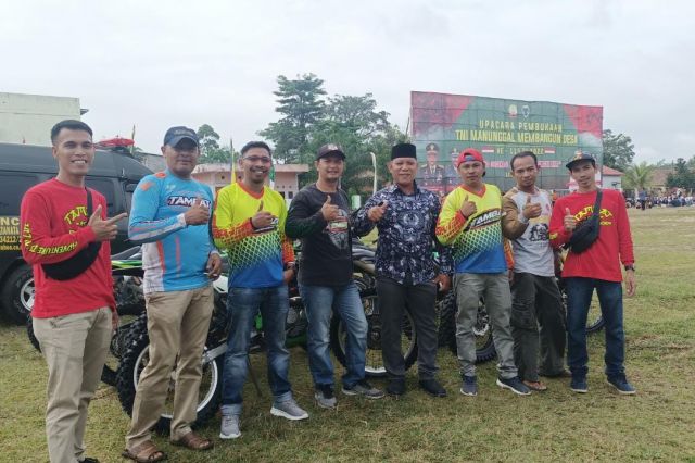 Komunitas Trail Adventure Batanghari Ikut Semarakkan Pembukaan TMMD ke 115 Kodim 0415 Jambi