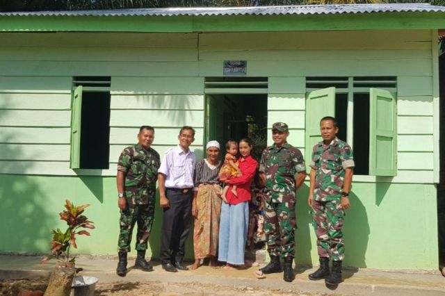Setelah Berjibaku, Satgas TMMD Selesaikan Rehab Satu RTLH