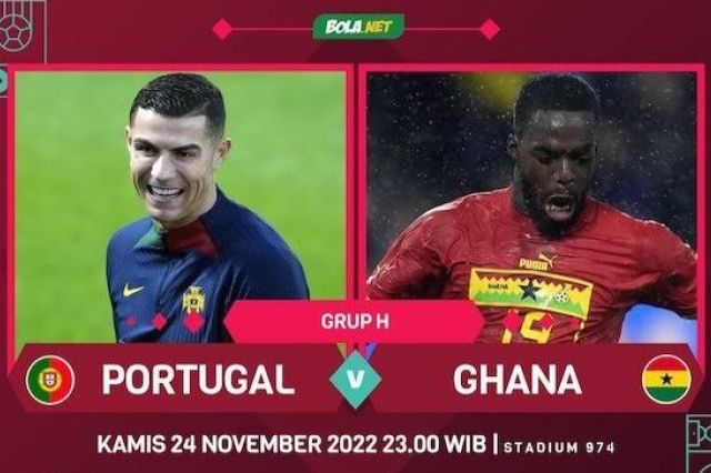 Piala Dunia 2022 Qatar: Prediksi Line Up dan Link Nonton Portugal vs Ghana